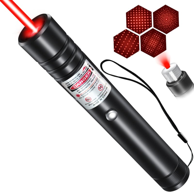 MIPREZT [Professional] Rechargeable Red Line Flashlight Long Distance Range for TV/LED/LCD Screens Tactical Flashlights Presentation Office/Outdoors/Astronomic/Construction [001] - Image 1