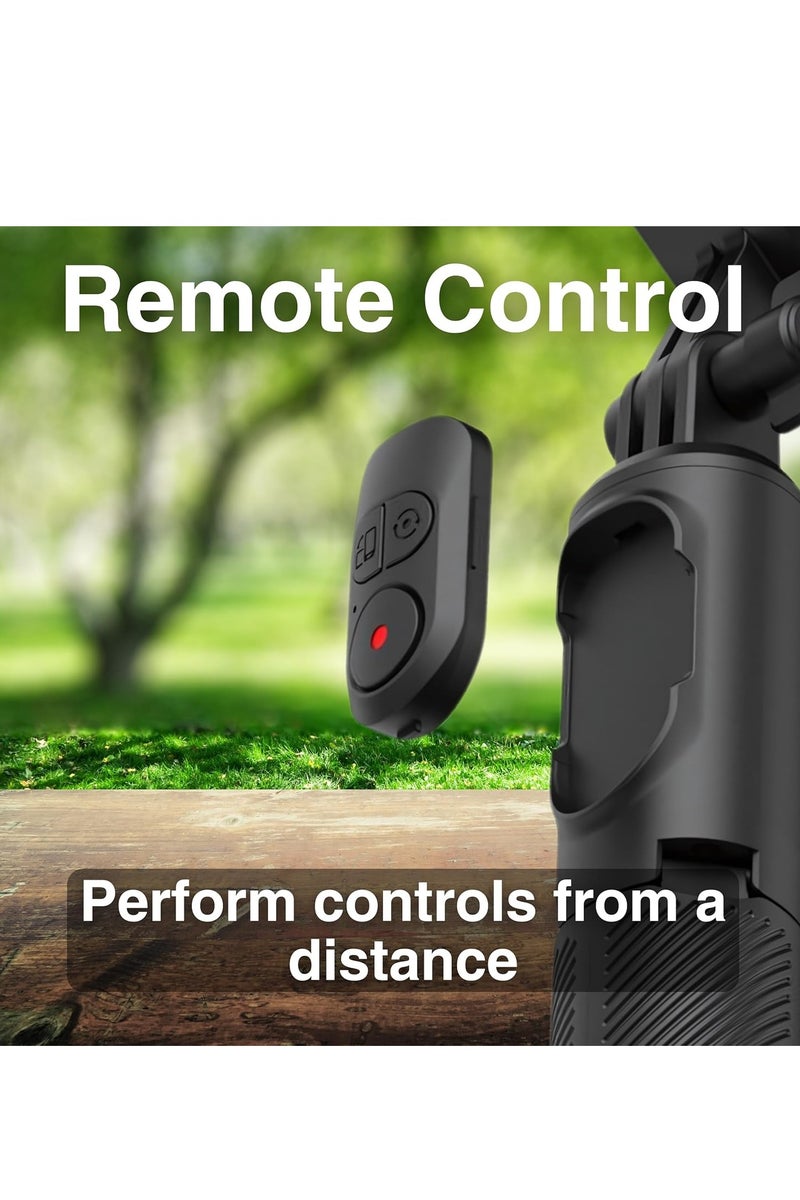 Aochuan M2 Pro Smartphone Gimbal, Video Stabilizer, Selfie Stick & Tripod, AI Body Tracking, Magnetic Light, Portable & Foldable iPhone Android Gimbal for Vlogging, YouTube, Tiktok & Instagram Videos Black - Image 5