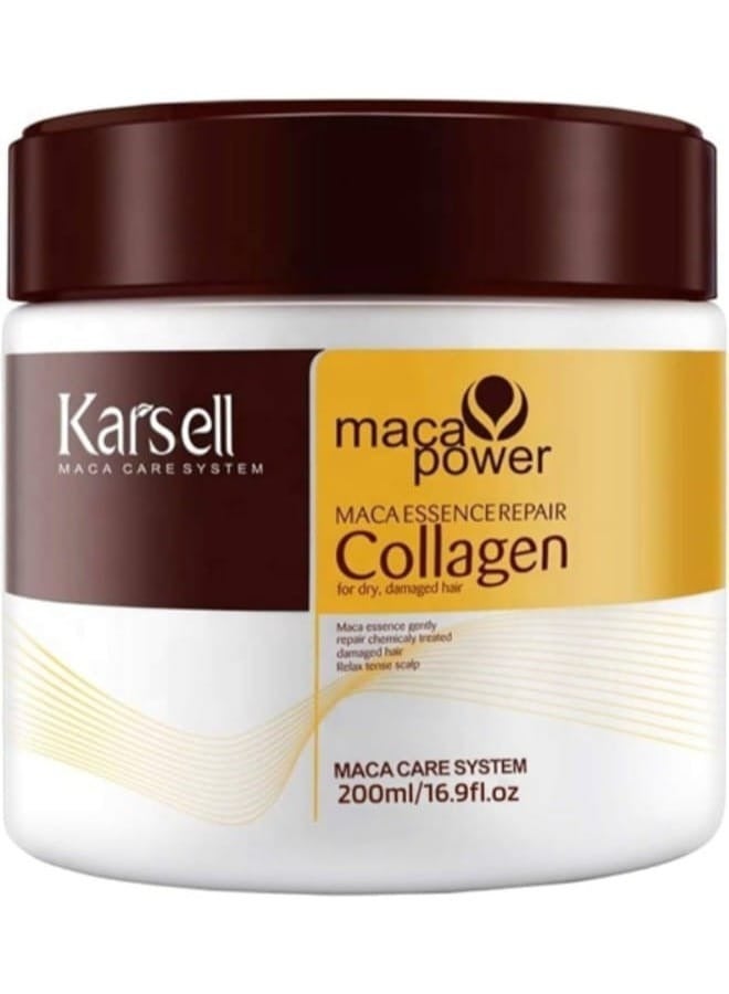 كارسيل قناع كولاجين لعلاج الشعر/ لجميع انواع الشعر/500 مل - Image 2