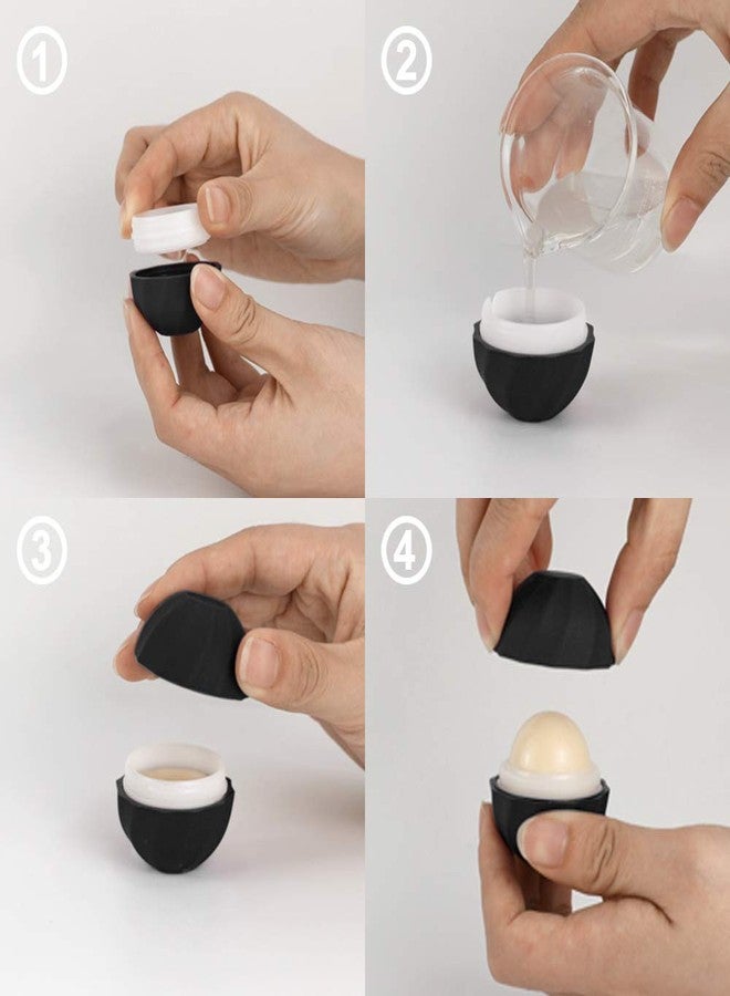 لونج واي عبوات كروية فارغة لمرطب الشفاه من لونغواي، سعة 7 مل (0.24 أونصة) | أنابيب أحمر شفاه بغطاء لولبي / أنابيب مرطب شفاه / حامل مرطب شفاه لأحمر الشفاه، خالية من مادة BPA (عبوة من 10 قطع، لون أزرق) - Image 3