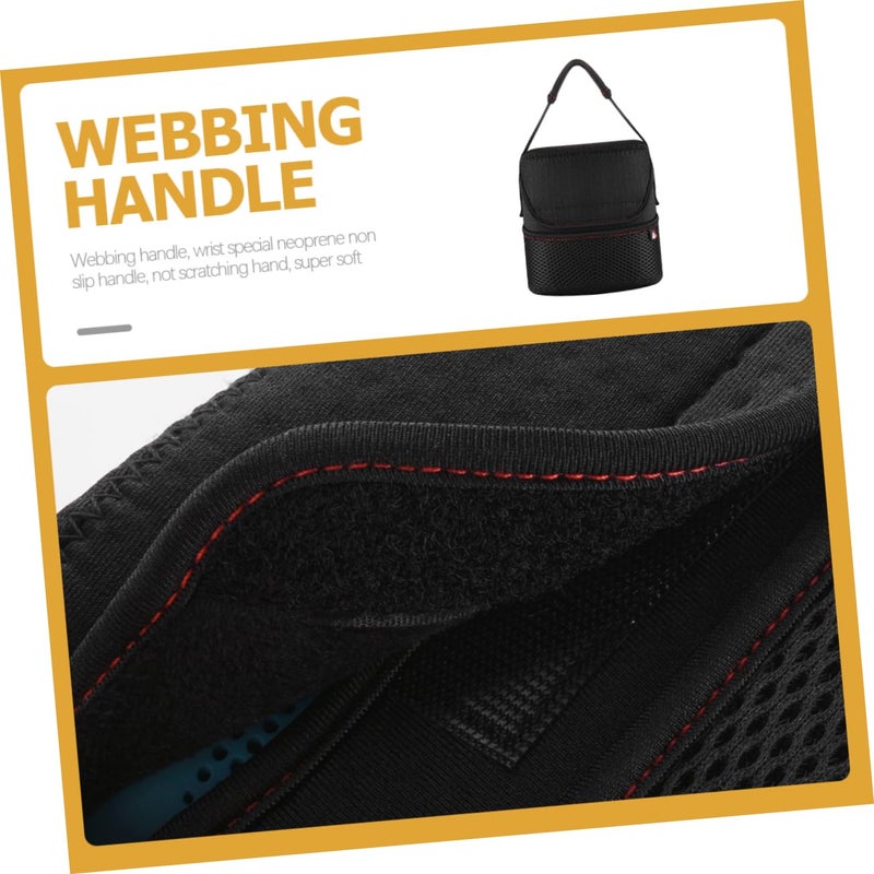Portable Carrying Case for Cordless Speaker Protective Dust Cover with Hook and Closure Outdoor Travel Storage - Image 3