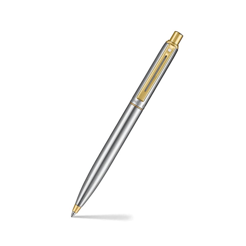 SHEAFFER Pen Sheaffer Sentinel 333 Brushed Chrome Barrel With Pvd Gold Plated Trims Bp - Image 1