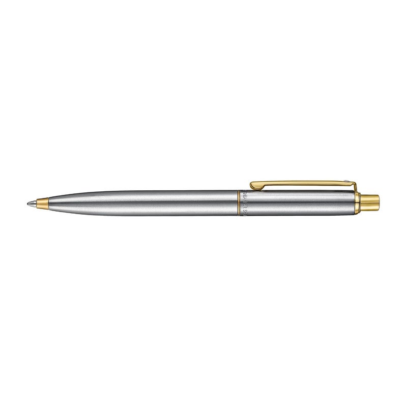SHEAFFER Pen Sheaffer Sentinel 333 Brushed Chrome Barrel With Pvd Gold Plated Trims Bp - Image 3