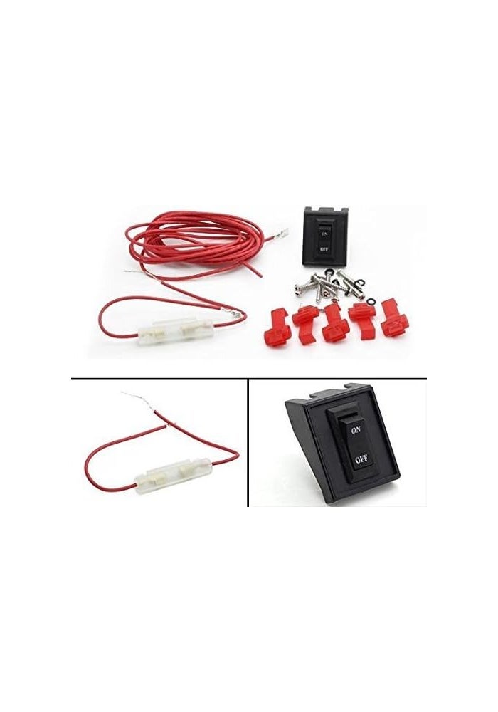 KOMAS Universal Wiring Pack with Switch for Cab Marker Roof Top Running Clearance Light - Image 2