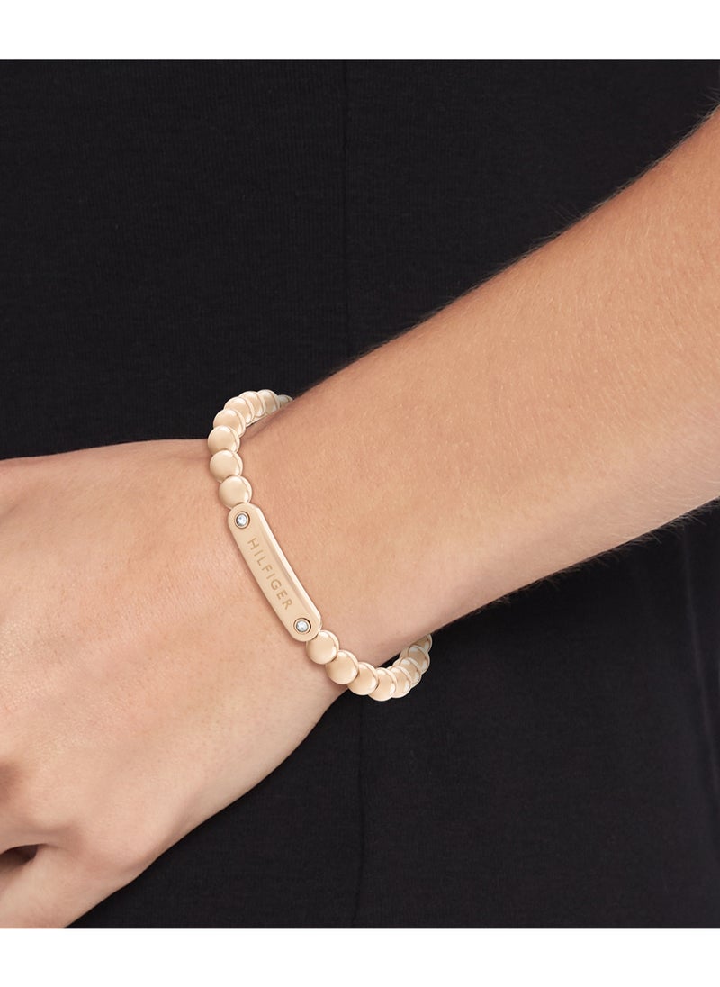 TOMMY HILFIGER TH JEWELRY METAL BEADS WOMENS STRETCH BRACELET - 2780936  - Image 2