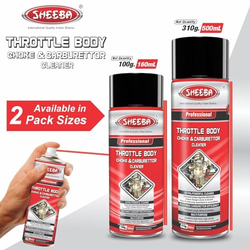 Sheeba Throttle Body, Choke and Carburettor Cleaner (500 Ml) (STBCBG7) - Image 5