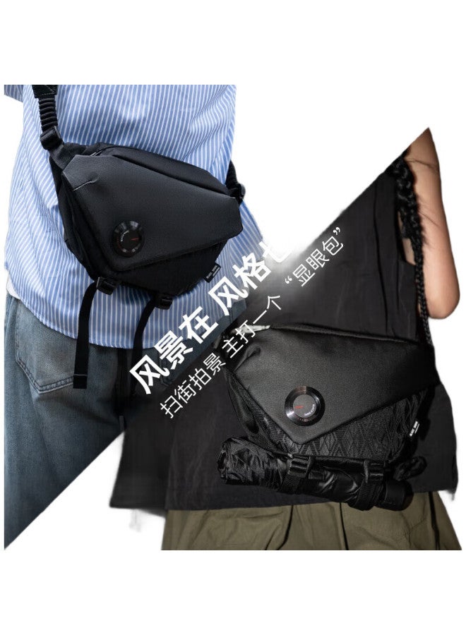 Vsgo Weigao Black Kite Professional Photography Bag, Chest Bag, Crossbody Messenger Bag, Cycling Mirrorless And Dslr Camera Bag, Switch Drone Photography Equipment Waist Pack, Digital Storage Bag - Image 2