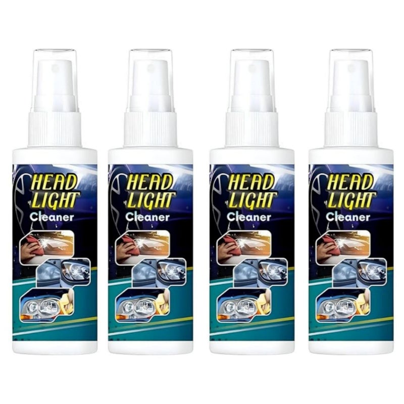 Scentora Headlight Cleaning Spray DIY Automobile Car & Bike Headlight Restore Polish to Clean, Clarify and Protect (4) - Image 1