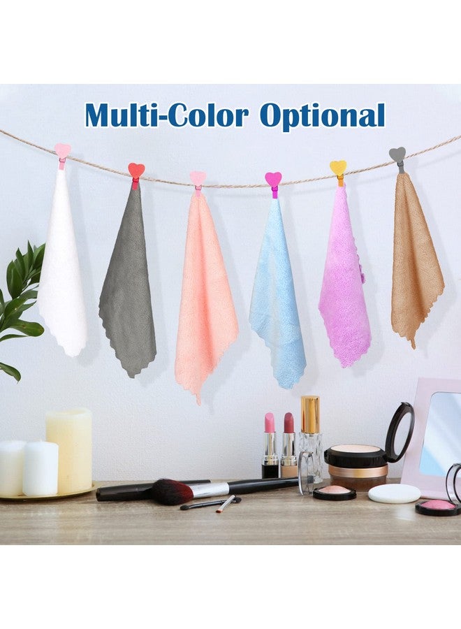 Orighty Righty Makeup Remover Cloths Cleansing Reusable Soft & Washable Coral Fleece Microfiber Washcloths / Towel For Face Eye Lips Pack Of 24 7 X 7 Inch - Image 3