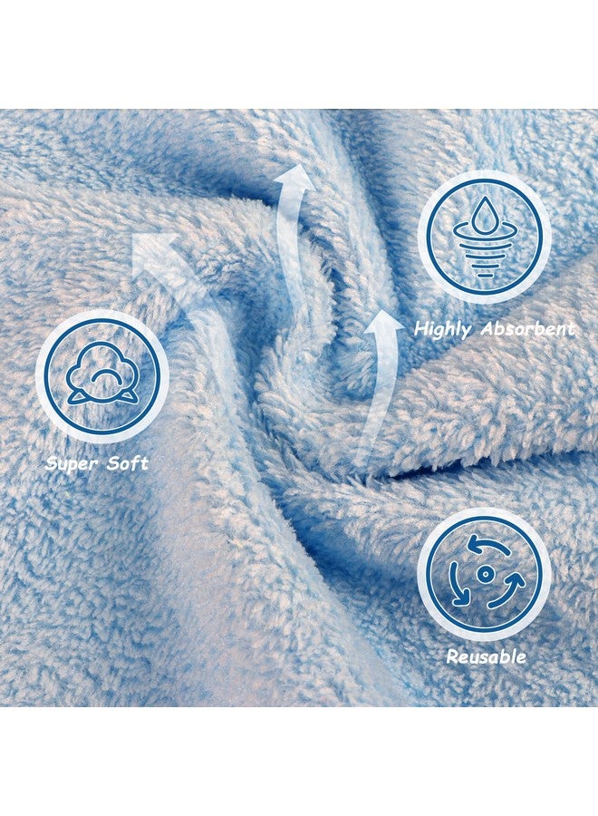 Orighty Righty Makeup Remover Cloths Cleansing Reusable Soft & Washable Coral Fleece Microfiber Washcloths / Towel For Face Eye Lips Pack Of 24 7 X 7 Inch - Image 5