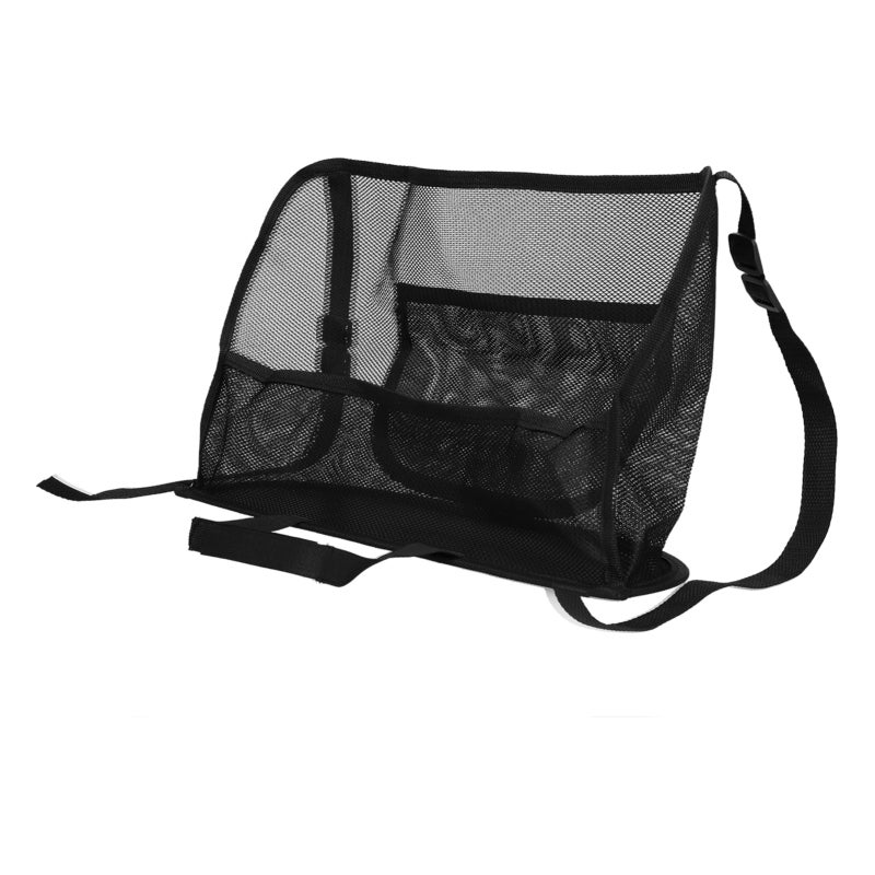 Car Net Pocket: Large Capacity Thickened Polyester Fiber - Pet & Child Barrier Between Seat Organizer for Car Front Seat Gap Storage & Safe Driving - Image 2