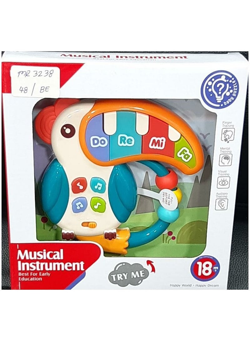 هوانجر الجوع الطفل لعبة البيانو الموسيقية شكل الطيور