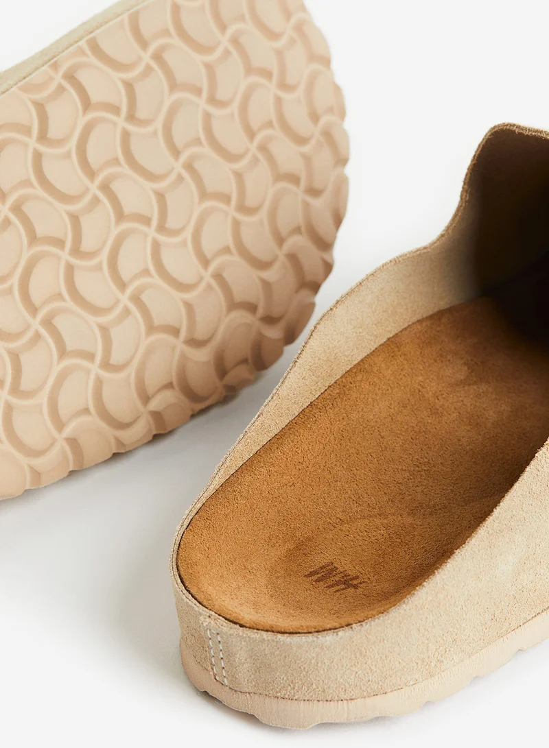 H&M Suede Mules