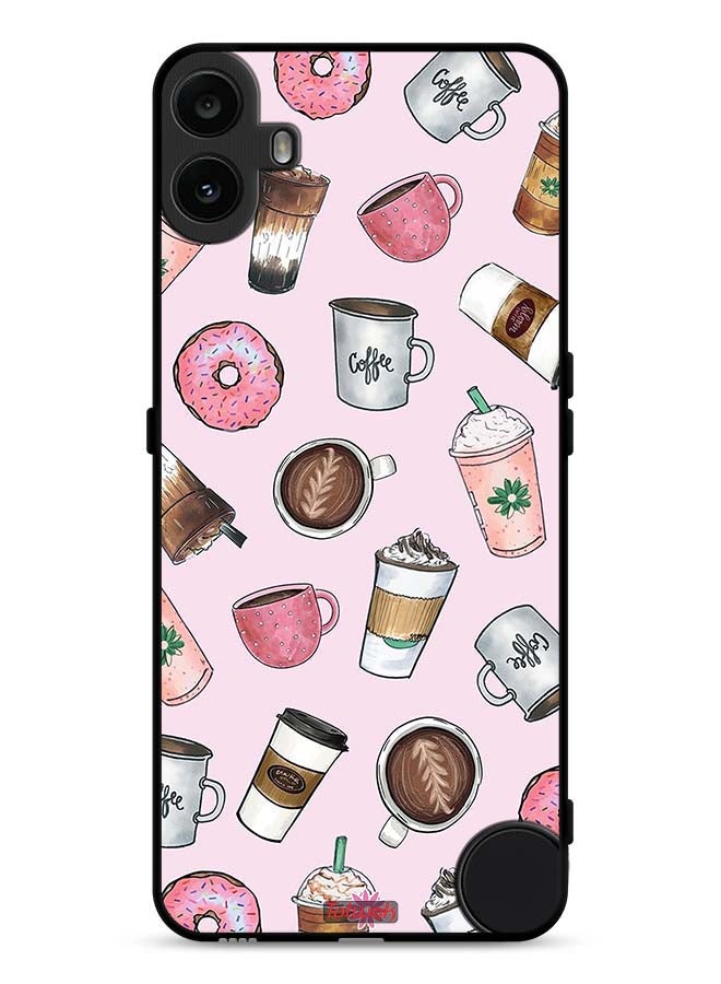 Tolwak Nothing CMF Phone 1 Protective Case Cover Coffee Lover Art - Image 1