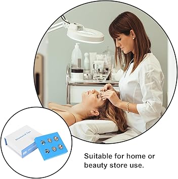 FOMIYES Diamond Microcarving Head Facial Peeling Skin Cleansing Microscopic Carving Tip Wands Facial Wand Face Wand Microdermabrasion Rod - Image 3