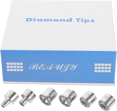 FOMIYES Diamond Microcarving Head Facial Peeling Skin Cleansing Microscopic Carving Tip Wands Facial Wand Face Wand Microdermabrasion Rod - Image 5