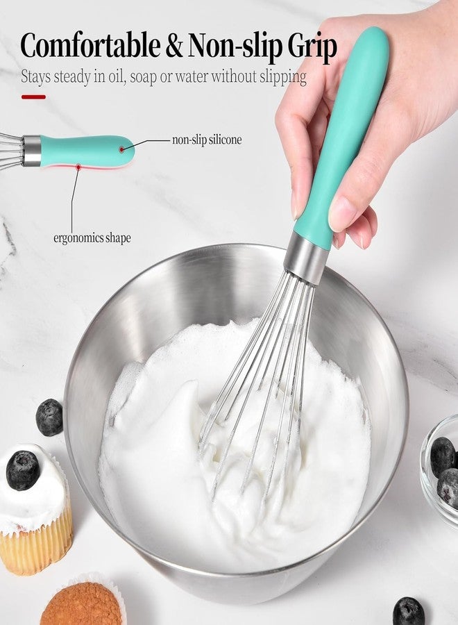 VARNH Premium Silicone Kitchen Whisk | Stainless Steel Handle | Safe for Non-Stick Cookware - Ideal for Baking, Mixing & Whipping - Image 3