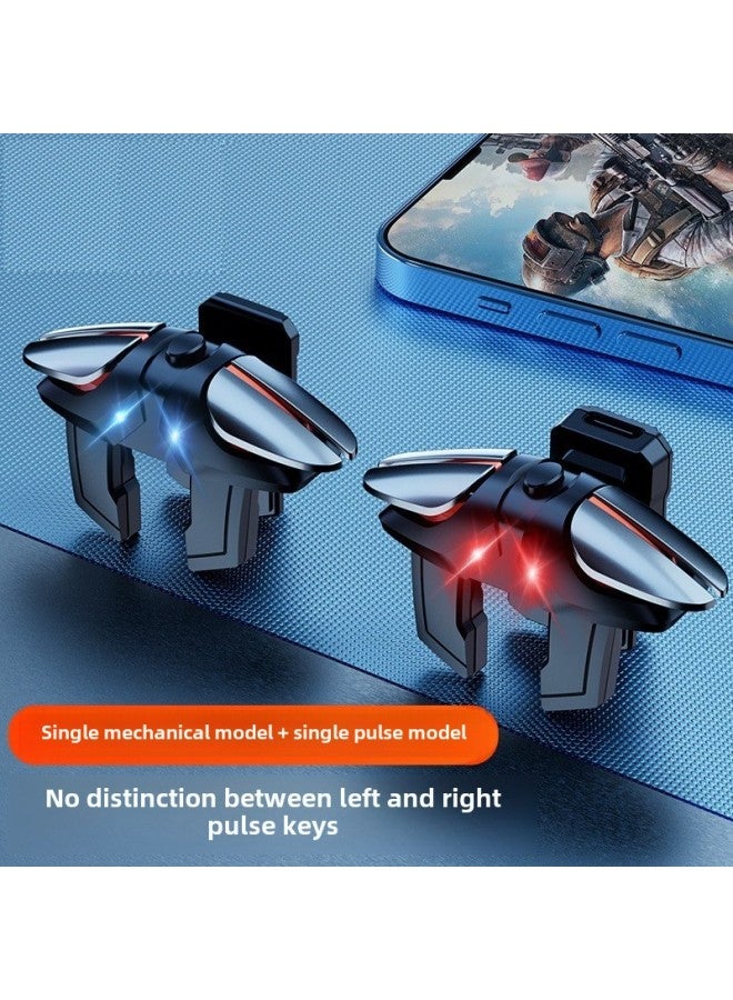 وحدة تحكم ألعاب الكمبيوتر الرقمية عصا التحكم لأجهزة الكمبيوتر التي تعمل بنظام Windows 7/8/10 وظيفة الاهتزاز 8 اتجاهات D-pad 12 أزرار إطلاق النار - لون المنتج: JS61 ستة أصابع عالية التردد - Image 1