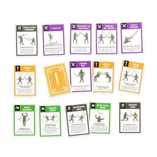 Exploding Kittens Let's Hit Each Other with Fake Swords 3-6 Players - Ages 7+ - 15 Minutes to Play - A Sword Fighting Card Game - Party Game, Family Game Night, Kid and Adult Card Game - Image 4