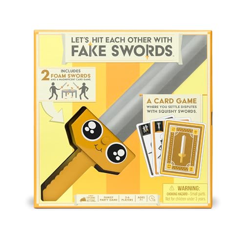Exploding Kittens Let's Hit Each Other with Fake Swords 3-6 Players - Ages 7+ - 15 Minutes to Play - A Sword Fighting Card Game - Party Game, Family Game Night, Kid and Adult Card Game - Image 5