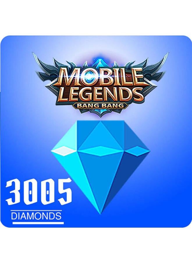 Global Mobile Legends 3005 Diamonds Gift Card
