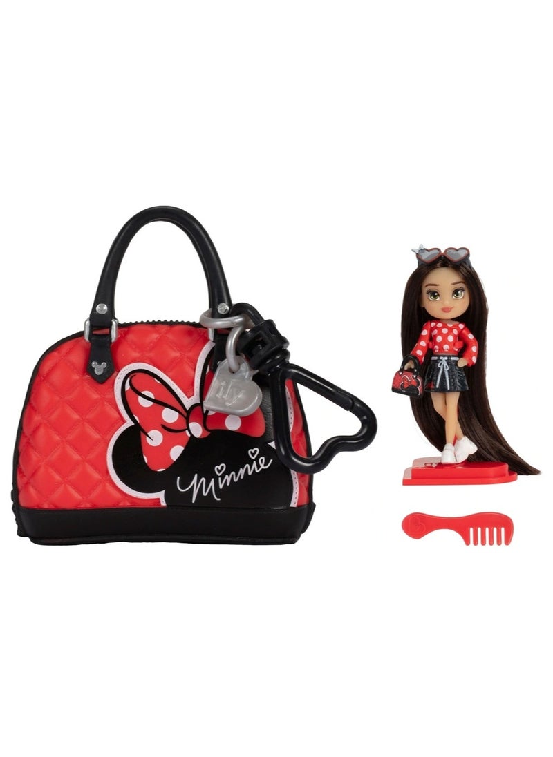 Disney - Disney ILY Tote-Ily Teenies Mini Doll Series 1, Assorted 1 Piece (Style & Color May Vary) | Disney Character | Mini Bag with Figure | Fashion Doll | Cute Doll | Collectible Figure | Perfect for Kids and Disney Lovers - Image 1