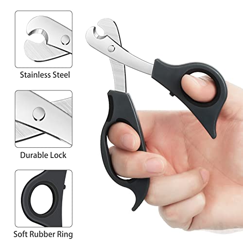 Mudder 2 Pieces Pill Splitter Scissors Pill Scissors Cutter with Stainless Steel Blade and Ergonomic Handle for Accurate Dosage of Small Large Pills Tablets Vitamins Elderly Kids Pets Travelling Favors - Image 4