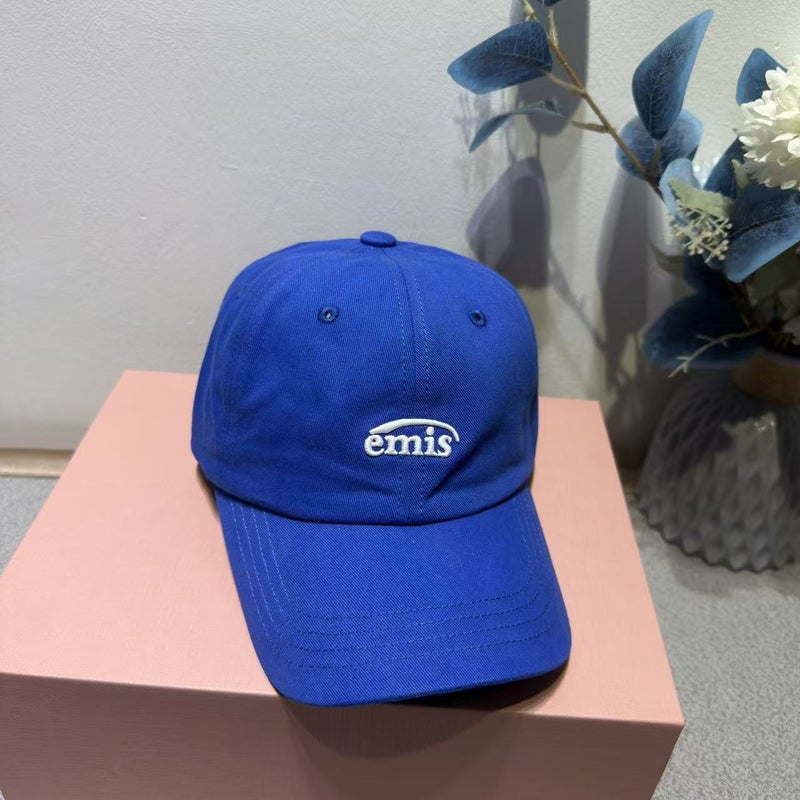 Emis Korean Style Unisex Fashionable Casual Baseball Cap with Letter E - Versatile and Trendy - Image 1