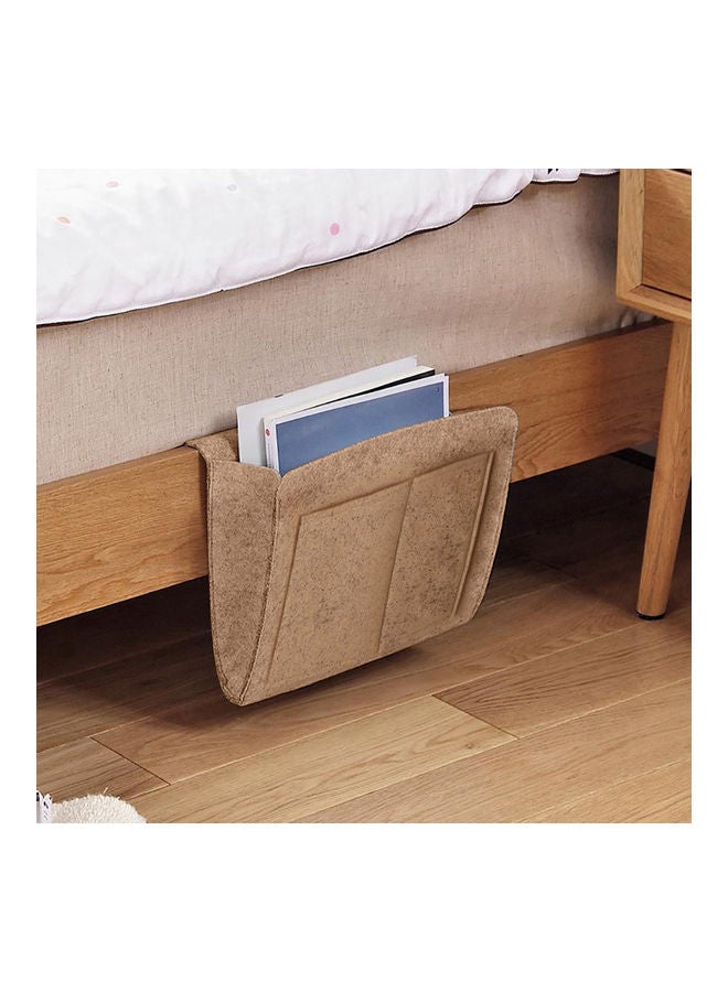 NIBEMINENT Bed Hanging Storage Pouch Khaki - Image 2