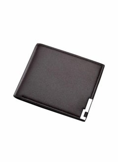 Stylish and Comfortable Mini Leather Wallet - Dark Brown
