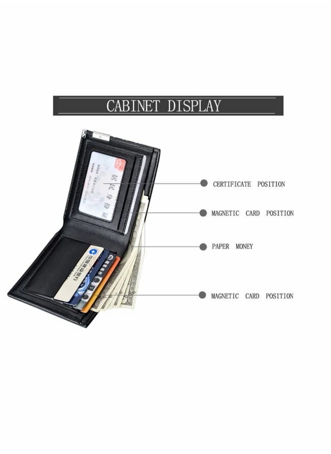 Generic - Stylish and Comfortable Mini Leather Wallet - Dark Brown - Image 1