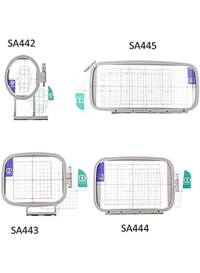 LNKA SA444-Large hoop Embroidery Hoops 7-Inch-by-5-Inch for Brother PE800 PE770 780D PE700 PC6500 Brother Innovis 1250 700 Sewing Machines - Image 2