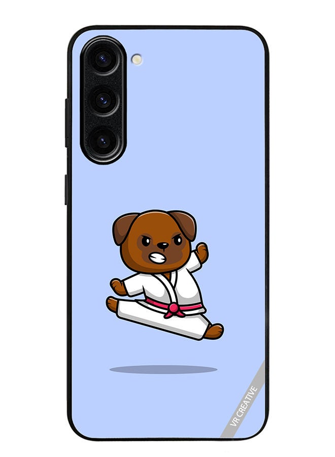 VR CREATIVE Protective Case Cover For Samsung Galaxy S23 Plus Karate Dog Design Multicolour - Image 1