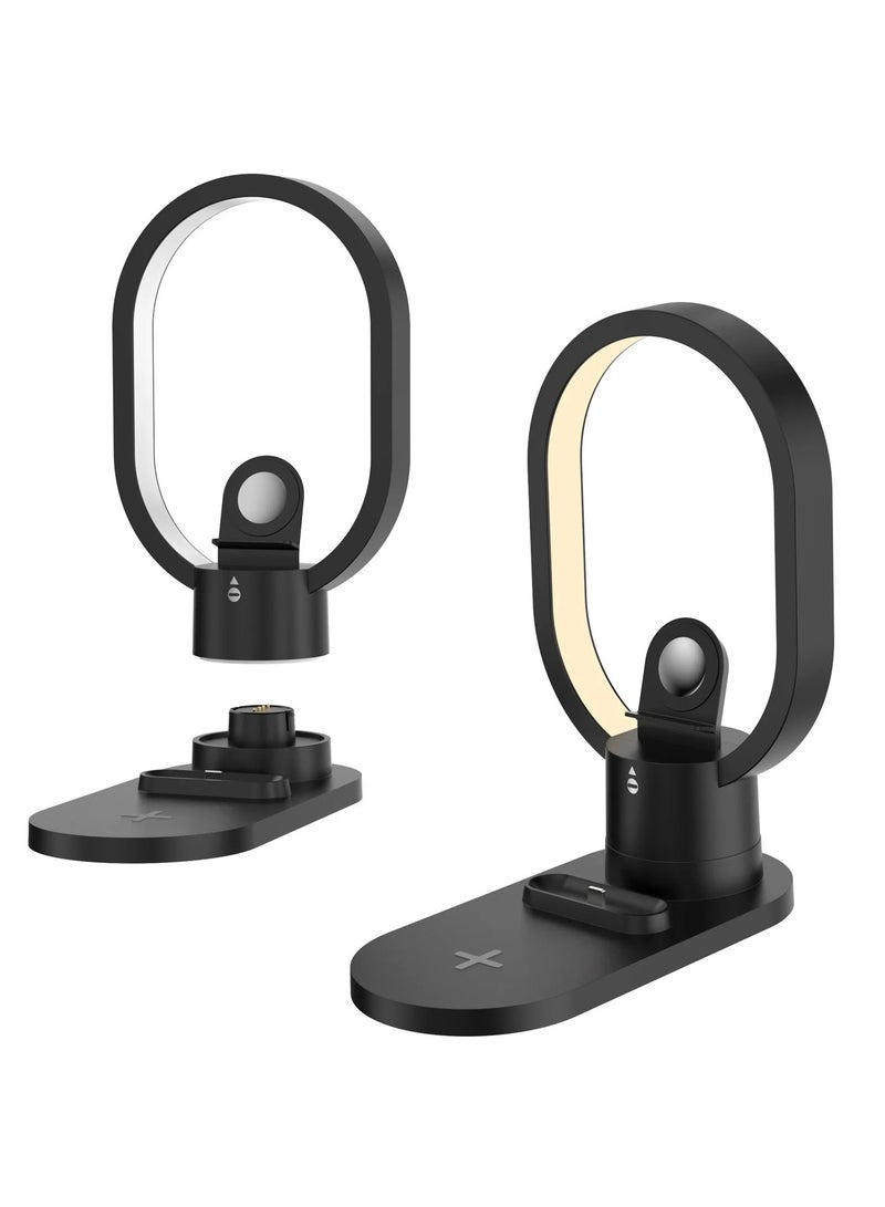 4 in 1 Bedside LED Night Light - Charger, Cell Phone Holder, Magnetism, 15W Fast Charging Table Lamp - Convenient and Versatile Charging for Bedroom  - Image 3
