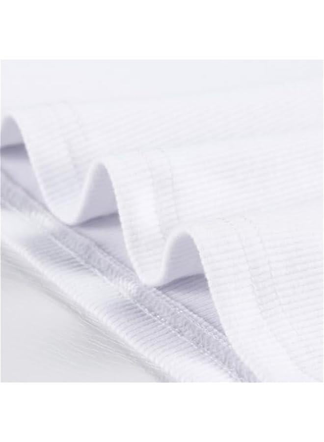 Women Casual Basic Sleeveless High Neck Rib-Knit Y2k Crop Tank Top - Image 5