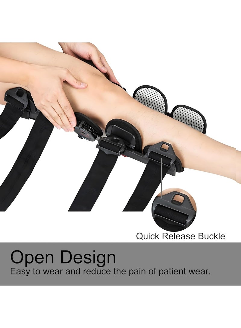 دعامة ركبة بمفصلين وحزام كتف – دعم قابل للتعديل للحركة بعد العمليات وإصابات ACL، MCL وPCL - Image 4
