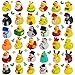 Fudragtn 36Pcs Christmas Rubber Ducks in Bulk 2 Inch Mini Christmas Ducks Bath Toys for Kids Boys Girls Holiday Rubber Ducks for Jeep Ducking Xmas Party Favors Decorations Stocking Stuffers Gifts - Image 2