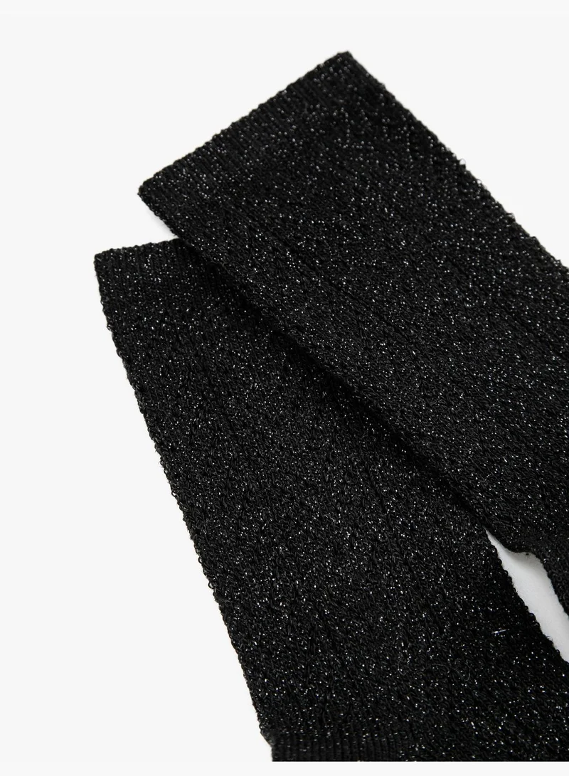 KOTON Glittery Ankle Socks