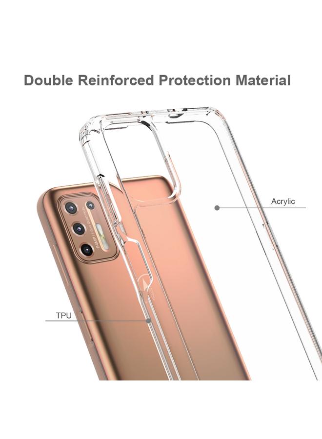 اس-توب جراب لهاتف Motorola Moto G9 Plus مصنوع من مادة TPU المقاومة للصدمات والخدش + جراب واقٍ من الأكريليك - Image 3