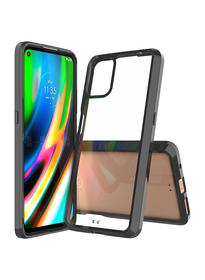 اس-توب جراب لهاتف Motorola Moto G9 Plus مصنوع من مادة TPU المقاومة للصدمات والخدش + جراب واقٍ من الأكريليك - Image 1
