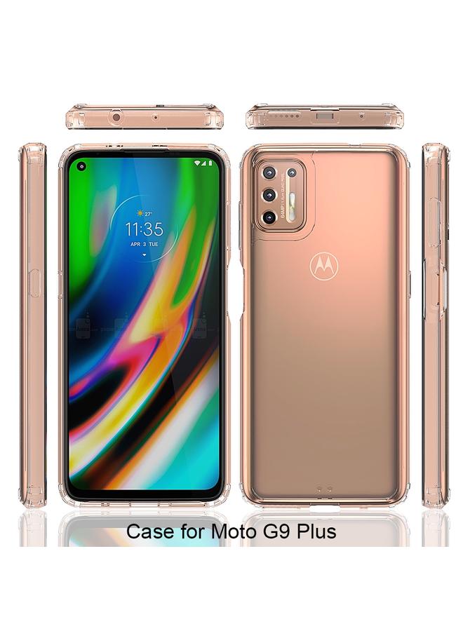 اس-توب جراب لهاتف Motorola Moto G9 Plus مصنوع من مادة TPU المقاومة للصدمات والخدش + جراب واقٍ من الأكريليك - Image 2