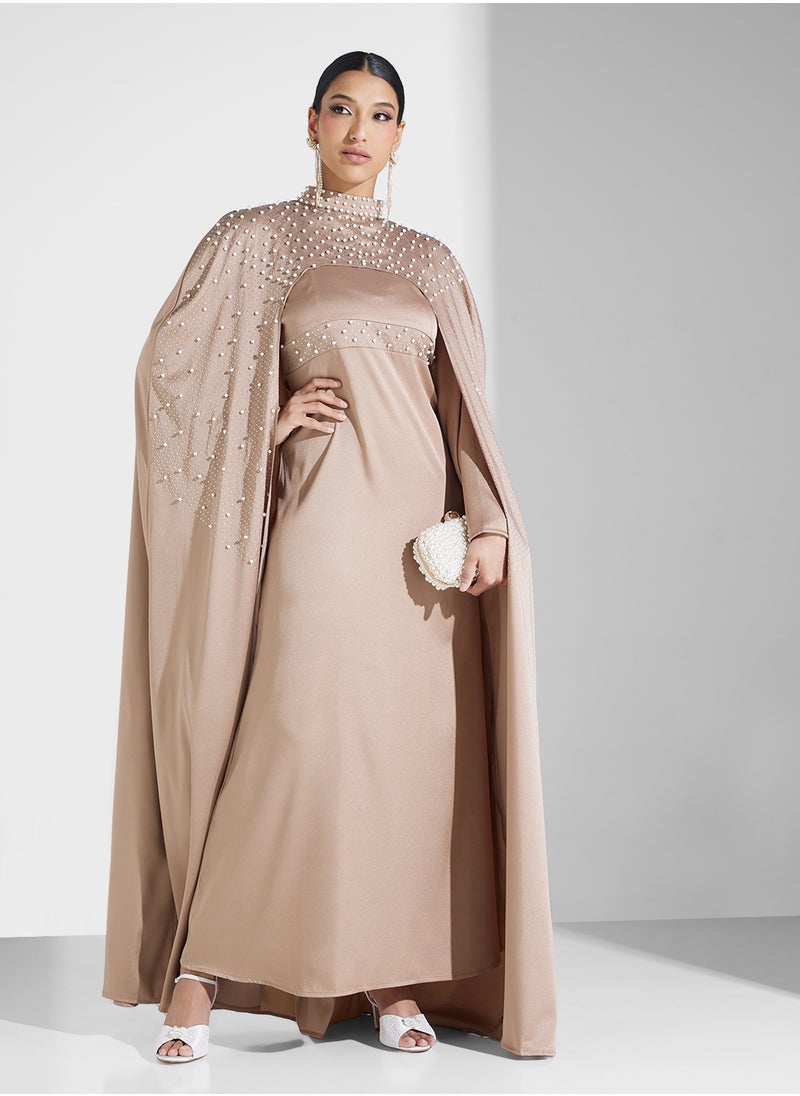 hayas closet Cape Sleeve Dress  - Image 1