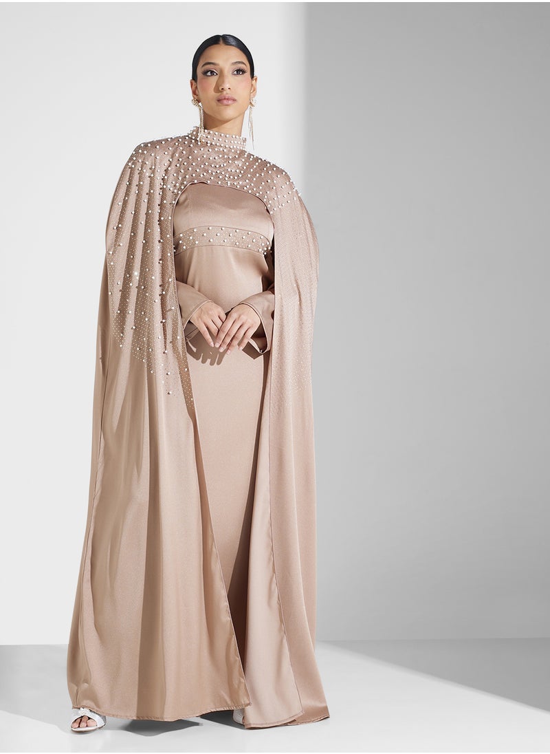 hayas closet Cape Sleeve Dress  - Image 5