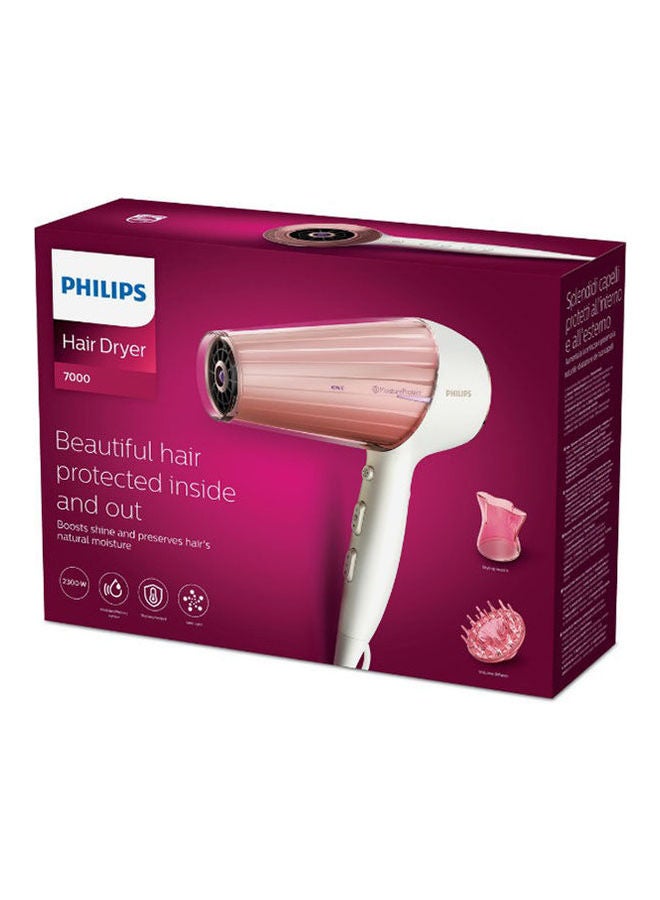 Philips Moisture Protect DryCare Prestige Hair Dryer Rose-white - Image 3