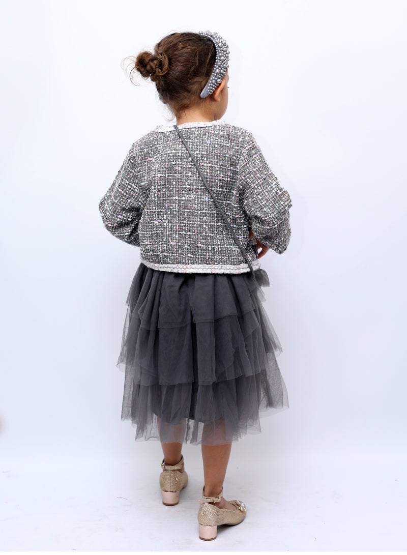 D'Daniela Layered Tulle Dress - Image 3