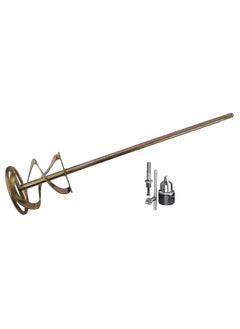 Inditrust Inditrust new mini paint mixer rod Suitable for Drilling Machine and hammers 15x 3 Steel with 13mm drill chuck adaptor  - Image 1