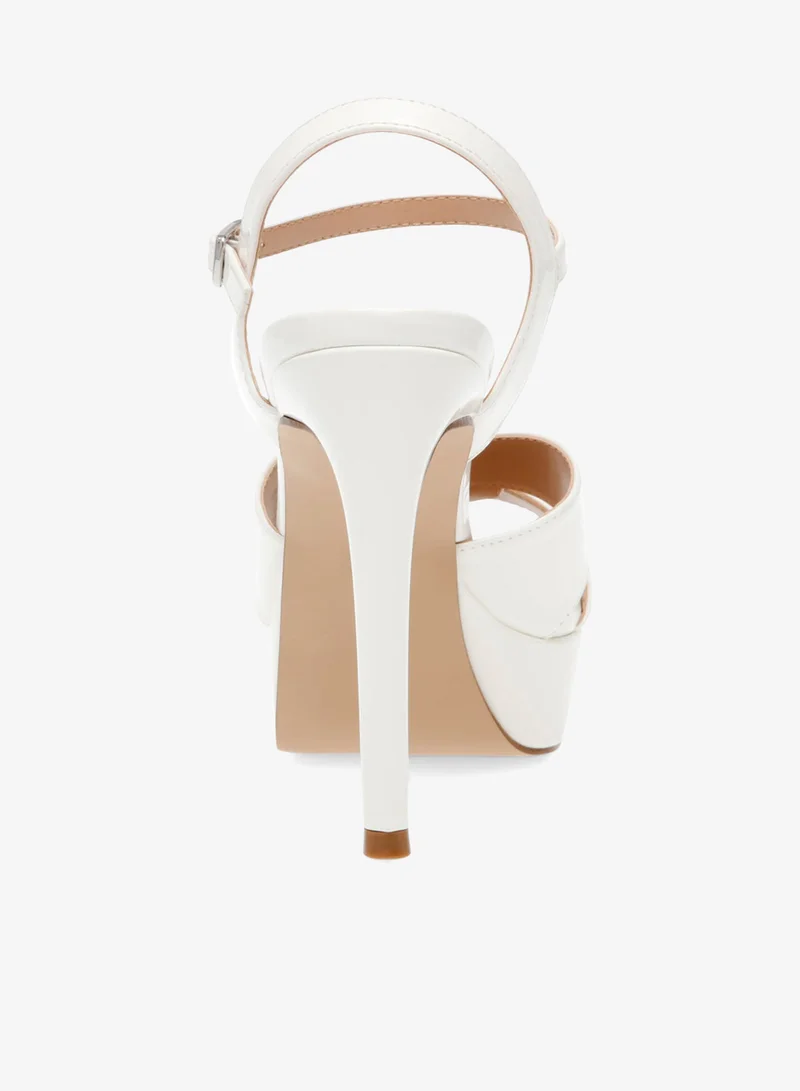 STEVE MADDEN  Lavisher White Women's Sandals for Women | Best Price UAE