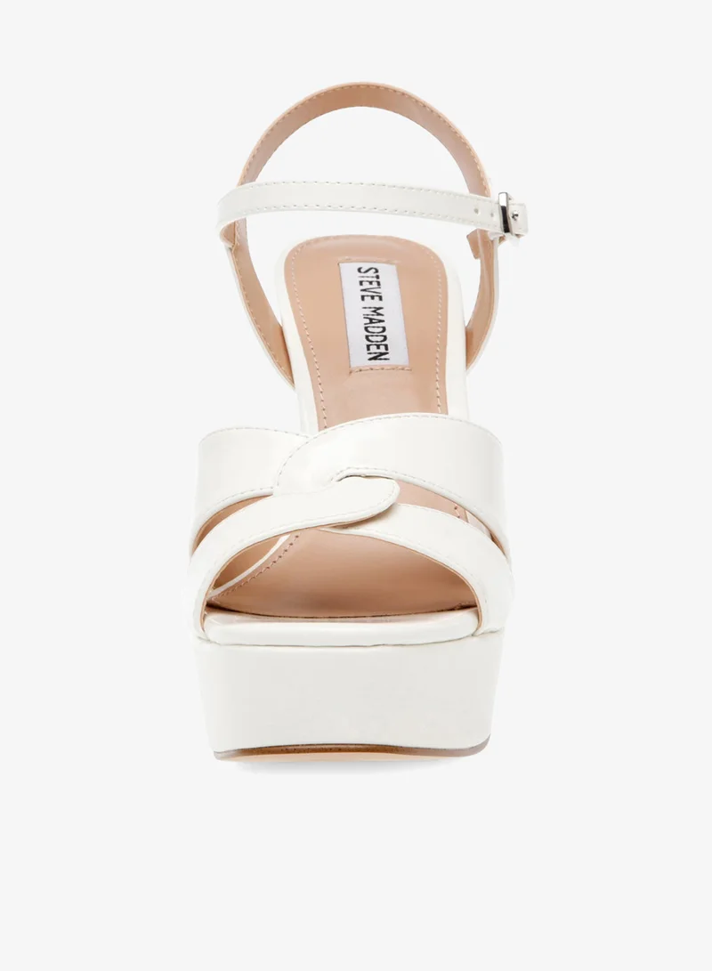 STEVE MADDEN  Lavisher White Women's Sandals for Women | Best Price UAE