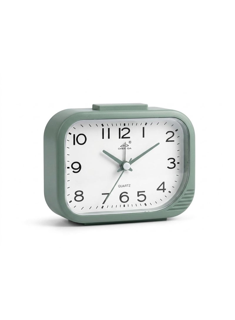 Top Button Night Light Quartz Alarm Clock – Desk Alarm Clock for Bedroom – Kids & Adult Alarm Clock with Clear Large Numbers – Classic Functional Desk Clock for Home Office - Image 1