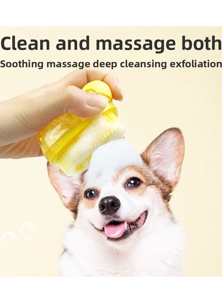 Goolsky Silicone Pet Bathing Magic Brush – Universal Bath and Massage Brush for Cats and Dogs - Image 2
